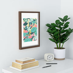 83 Oranges Flamingo Tropical Recessed Framing Rectangle