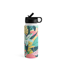83 Oranges Flamingo Tropical Water Bottle