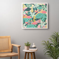 83 Oranges Flamingo Tropical Framed Wall Art