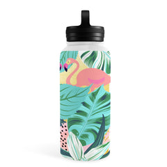 83 Oranges Flamingo Tropical Water Bottle