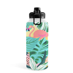 83 Oranges Flamingo Tropical Water Bottle