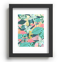 83 Oranges Flamingo Tropical Recessed Framing Rectangle