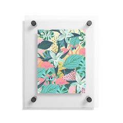 83 Oranges Flamingo Tropical Floating Acrylic Print
