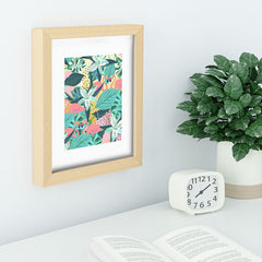 83 Oranges Flamingo Tropical Recessed Framing Rectangle