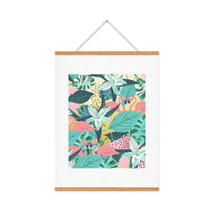 83 Oranges Flamingo Tropical Art Print