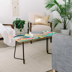83 Oranges Flamingo Tropical Coffee Table