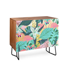 83 Oranges Flamingo Tropical Credenza