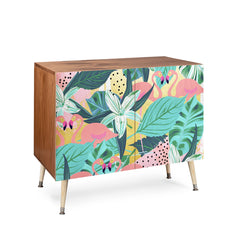 83 Oranges Flamingo Tropical Credenza