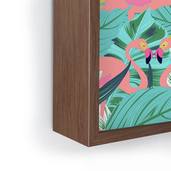 83 Oranges Flamingo Tropical Framed Mini Art Print