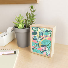 83 Oranges Flamingo Tropical Framed Mini Art Print