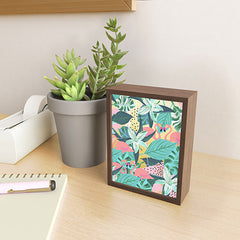 83 Oranges Flamingo Tropical Framed Mini Art Print