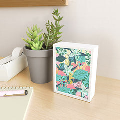 83 Oranges Flamingo Tropical Framed Mini Art Print