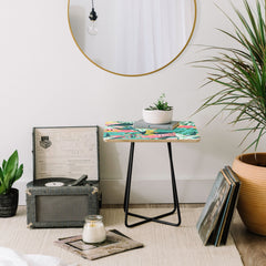 83 Oranges Flamingo Tropical Side Table
