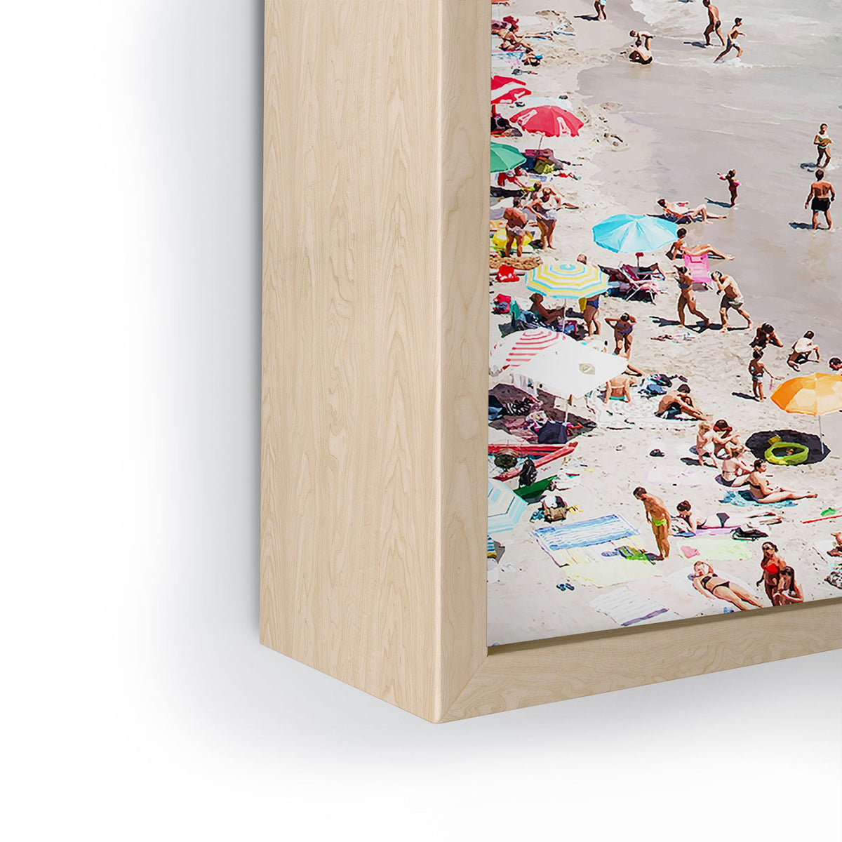 83 Oranges Flamingos on the Beach Wildlife Framed Mini Art Print