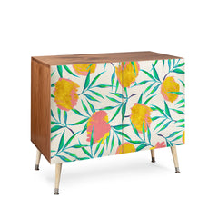 83 Oranges Floral Blush Gold Credenza