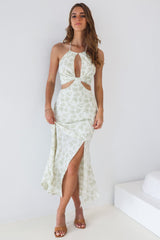 Fern Midi Dress - Sage Floral
