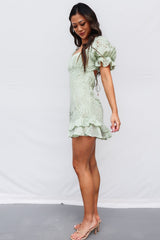 Nora Mini Dress - Mint