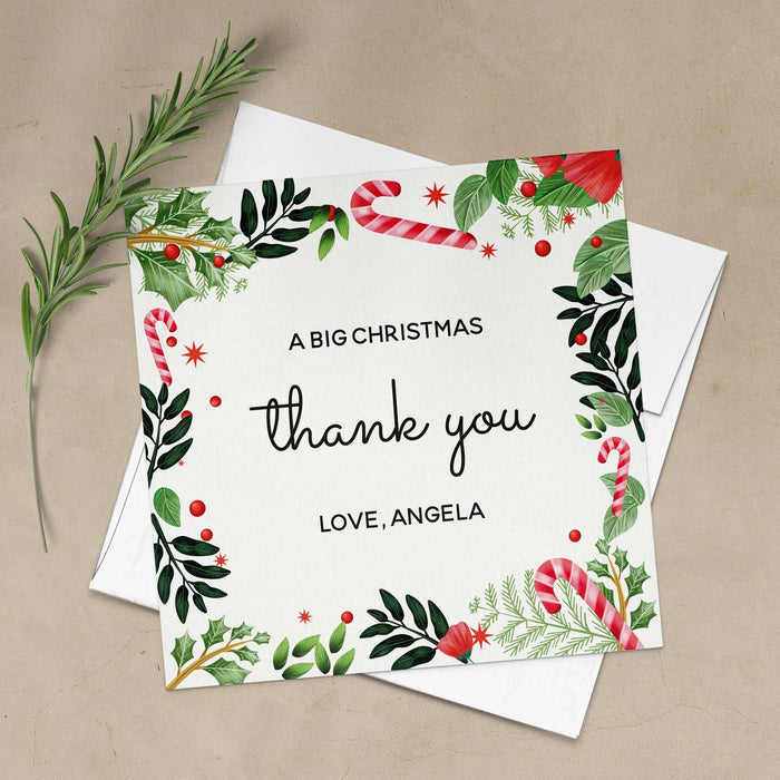 A Big Christmas Thank you Card - XOXOKristen