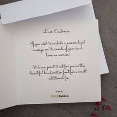 A Big Christmas Thank you Card - XOXOKristen