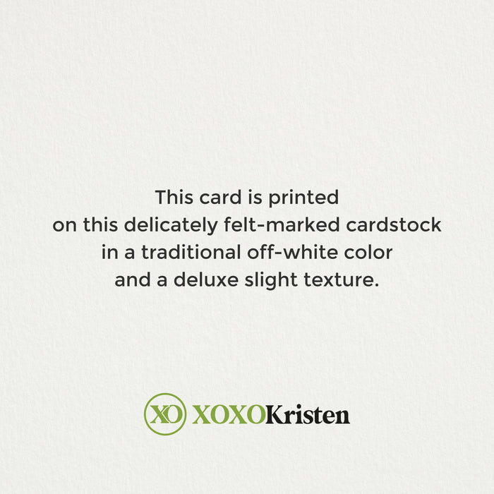 A Big Christmas Thank you Card - XOXOKristen