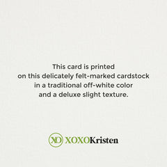A Big Christmas Thank you Card - XOXOKristen