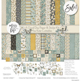 A Good Day-Blue- Paper & Sticker Kit 12X12 (Ds)