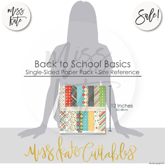 Back To School - Paper Pack 12X12 (Ss)