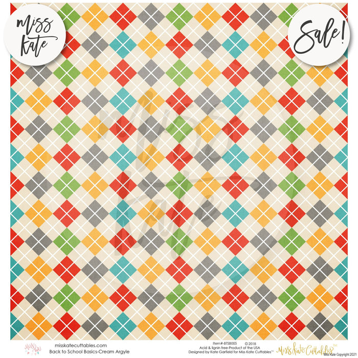 Back To School - Paper Pack 12X12 (Ss)
