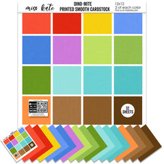 Bargain Bin - Dino Mite - Printed Smooth Cardstock Single-Sided