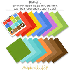 Bargain Bin - Dino Mite - Printed Smooth Cardstock Single-Sided