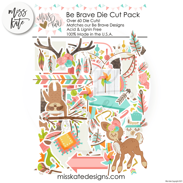 Be Brave - Die Cuts 60+