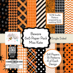 Beware - 6X6 Paper Pack (Ss)