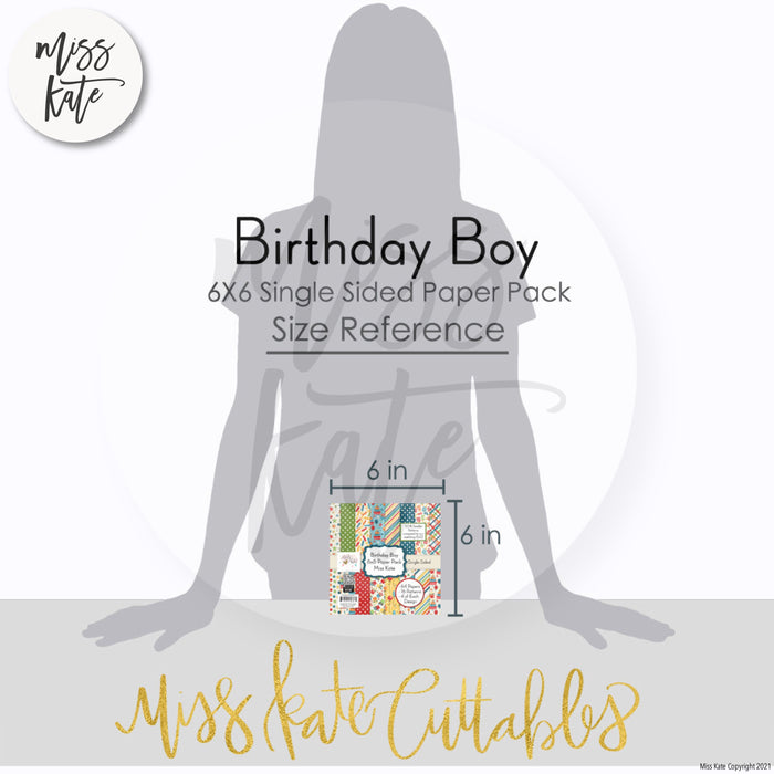 Birthday Boy - 6X6 Paper Pack (Ss)