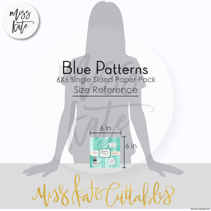 Blue Patterns - 6X6 Paper Pack (Ss)
