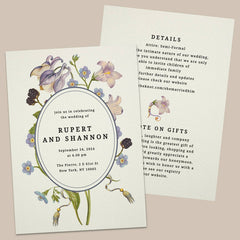 Botanical Wedding Invitations - XOXOKristen