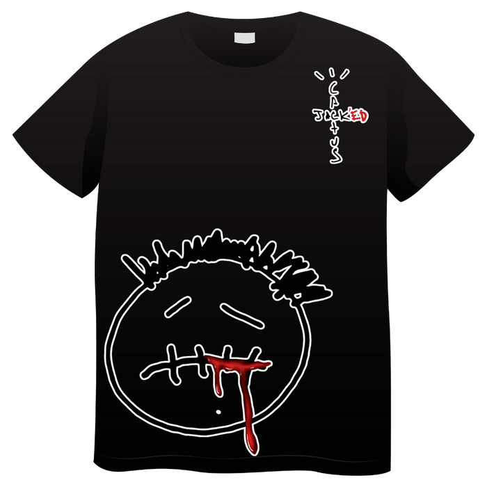 Cactus Jack'ed Big Face - Original Jawns - Black T-Shirt - T-Shirt - Jawns on Fire Sneakers & Shoes