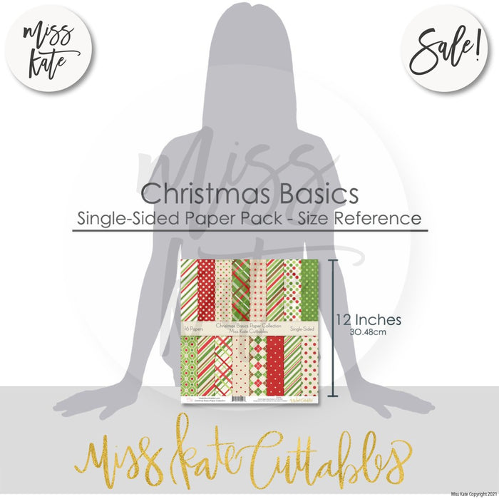 Christmas Basics - Paper Pack 12X12 (Ss)