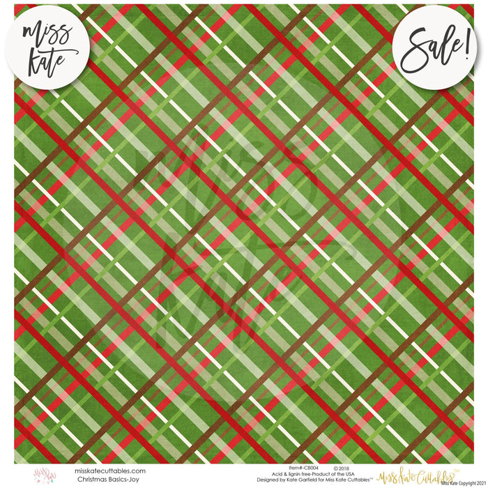 Christmas Basics - Paper Pack 12X12 (Ss)