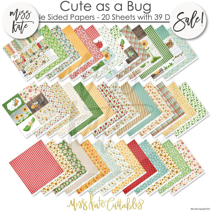 Cute As A Bug - Paper & Sticker Kit 12X12 (Ds)