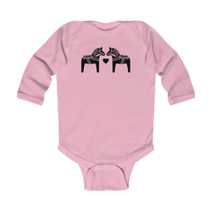 Dala Horse Long Sleeve Bodysuit Scandinavian Design Studio