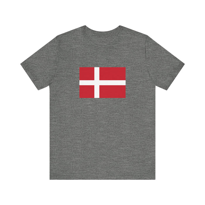 Danish Flag Unisex T-Shirt - Scandinavian Design Studio