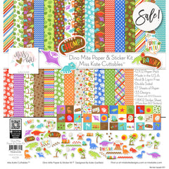 Dino Mite - Paper & Sticker Kit 12X12 (Ds)