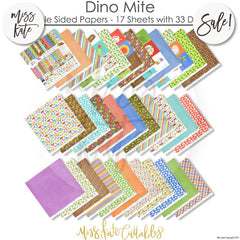 Dino Mite - Paper & Sticker Kit 12X12 (Ds)