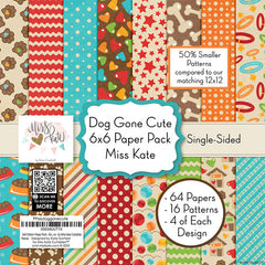 Dog Gone Cute - 6X6 Paper Pack (Ss)
