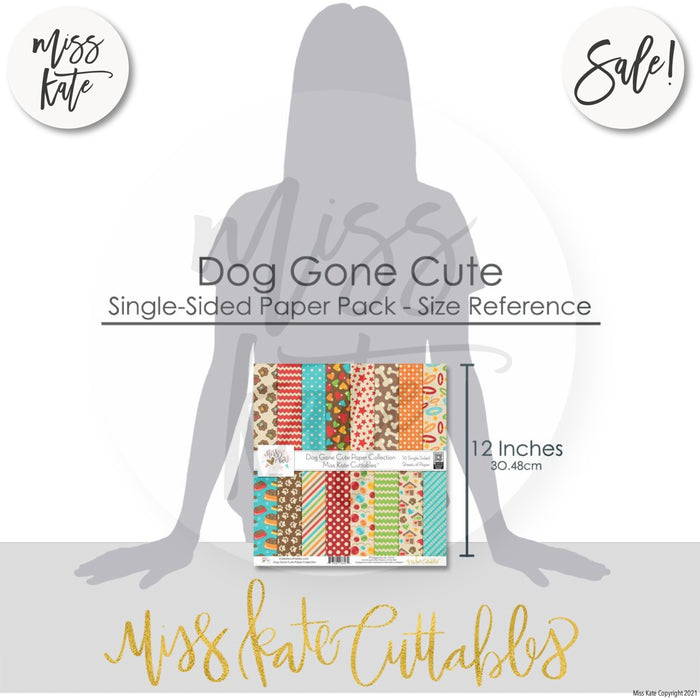Dog Gone Cute - Paper Pack 12X12 (Ss)