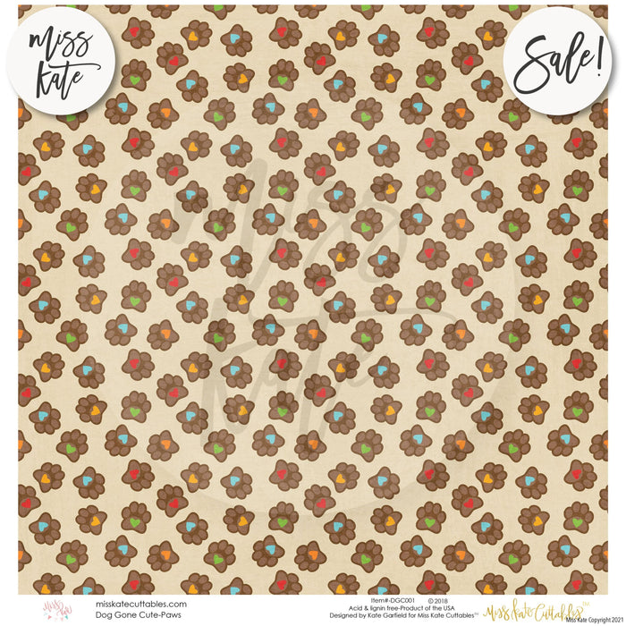 Dog Gone Cute - Paper Pack 12X12 (Ss)