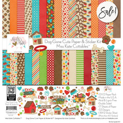 Dog Gone Cute - Paper & Sticker Kit 12X12 (Ds)