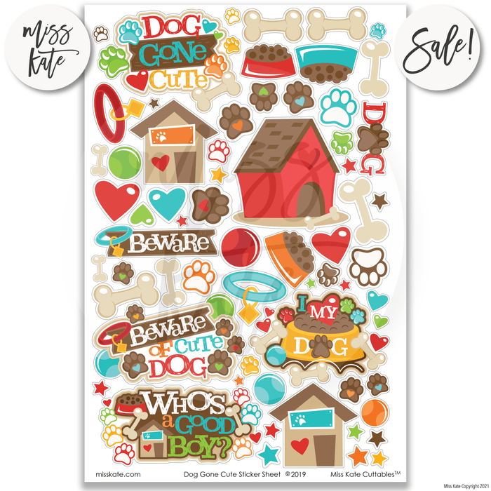 Dog Gone Cute - Paper & Sticker Kit 12X12 (Ds)