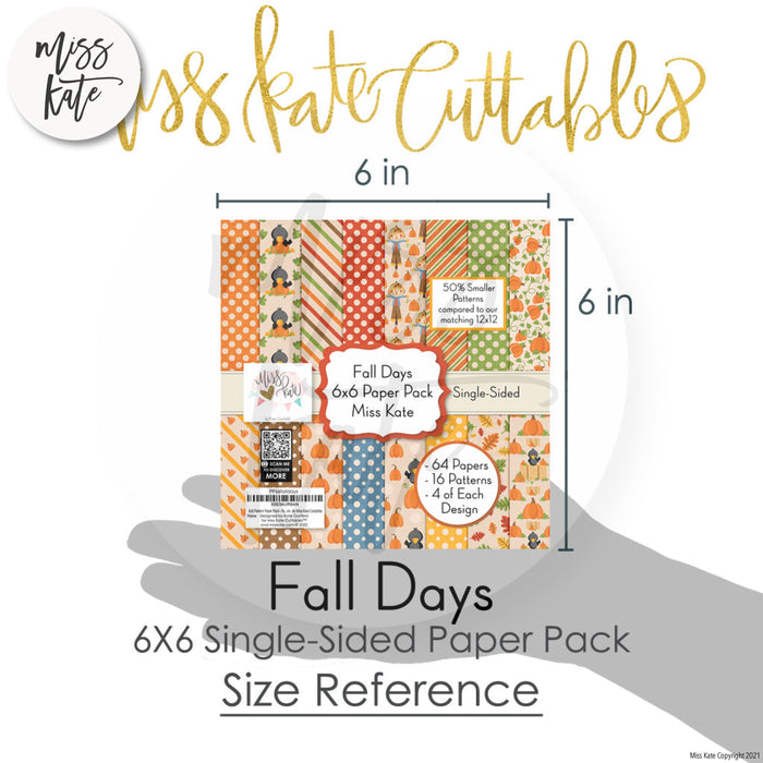 Fall Days - 6X6 Paper Pack (Ss)