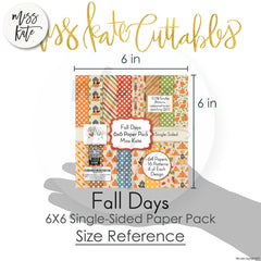 Fall Days - 6X6 Paper Pack (Ss)